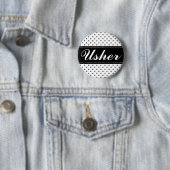 Badge Rond 5 Cm Boutons de rappel Mariage (En situation)