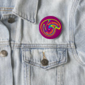 Badge Rond 5 Cm Boutons de remous d'ignorance de traitement (En situation)