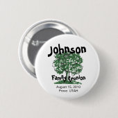 Badge Rond 5 Cm Boutons de RÉUNION de FAMILLE (Devant & derrière)