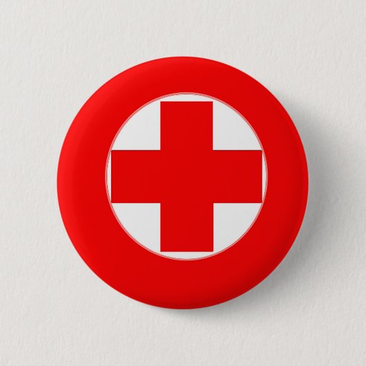 BADGE ROND 5 CM BOUTONS DE SAC - PREMIERS SECOURS (Devant)