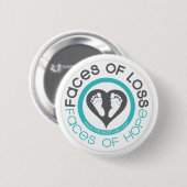 Badge Rond 5 Cm Boutons de visages (Devant & derrière)