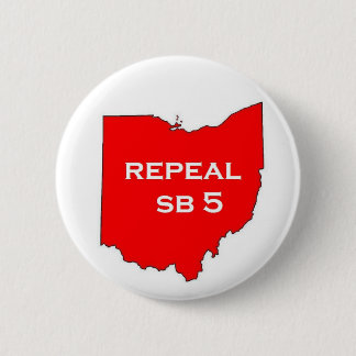 Badge Rond 5 Cm Boutons d'électeur de l'Ohio SB5 d'abrogation