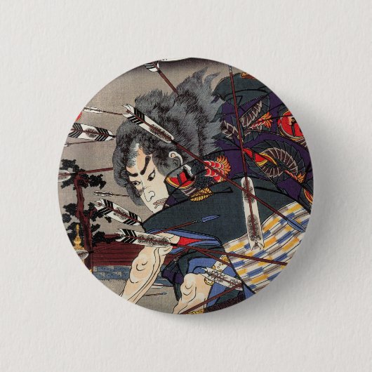 Badge Rond 5 Cm Boutons des samouraïs II (Devant)