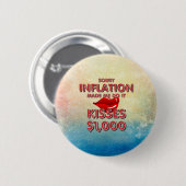 Badge Rond 5 Cm Boutons d'inflation TEE Kiss (Devant & derrière)