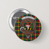 Badge Rond 5 Cm Boutons d'insigne de clan Buchanan (Devant & derrière)