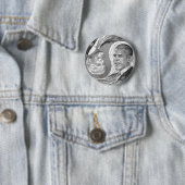 Badge Rond 5 Cm Boutons d'ObamaBiden (En situation)