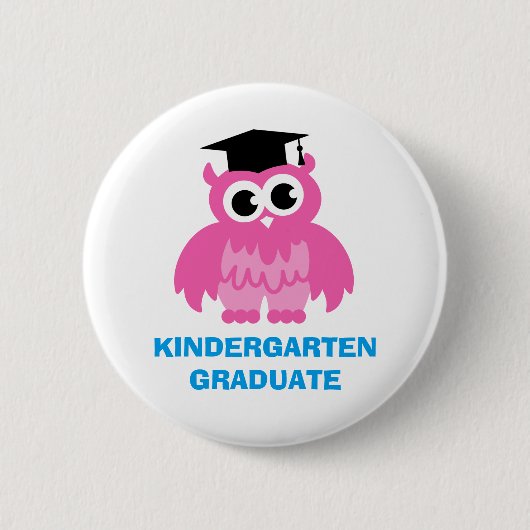 Badge Rond 5 Cm Boutons d'obtention du diplôme de jardin d'enfants (Devant)