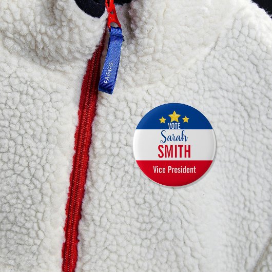 Badge Rond 5 Cm Boutons du vote du conseil des étudiants