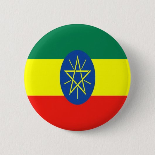 Badge Rond 5 Cm Boutons Éthiopie (Devant)
