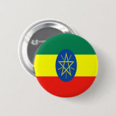 Badge Rond 5 Cm Boutons Éthiopie (Devant & derrière)