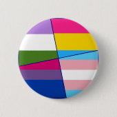 Badge Rond 5 Cm Boutons faits sur commande d'intersection (Devant)