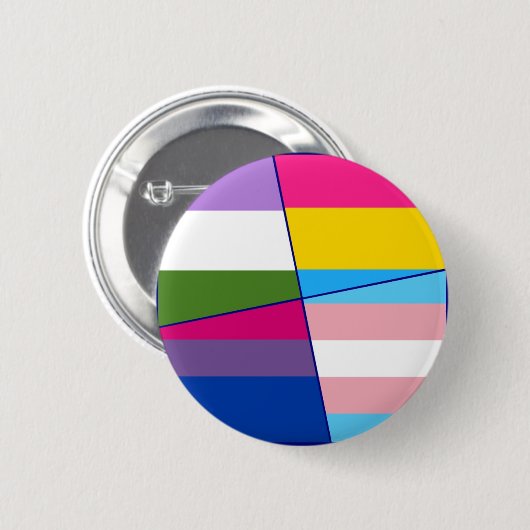 Badge Rond 5 Cm Boutons faits sur commande d'intersection (Devant & derrière)