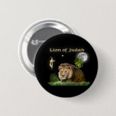 Badge Rond 5 Cm Boutons Lion de Juda (Devant & derrière)
