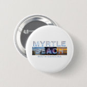 Badge Rond 5 Cm Boutons Myrtle Beach (Devant & derrière)