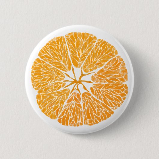 Badge Rond 5 Cm Boutons - orange vous heureux… (Devant)