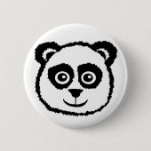 Badge Rond 5 Cm Boutons Panda (Devant)