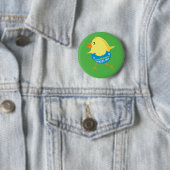 Badge Rond 5 Cm Boutons Pâques (En situation)