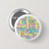 Badge Rond 5 Cm Boutons Pin-De retour positifs (Devant & derrière)