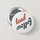 Badge Rond 5 Cm Boutons Plomb/Suivre Savoy Swing Club (Devant & derrière)