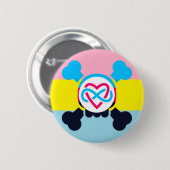 Badge Rond 5 Cm Boutons polyamores transexuels (Devant & derrière)