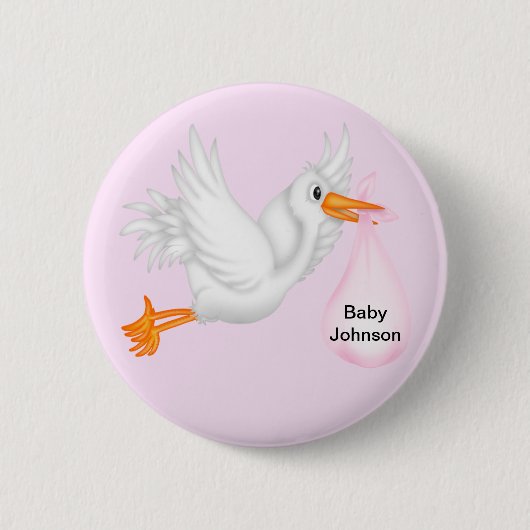 Badge Rond 5 Cm Boutons Pour Filles (Devant)