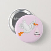 Badge Rond 5 Cm Boutons Pour Filles (Devant & derrière)