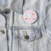 Badge Rond 5 Cm Boutons Pour Filles (En situation)