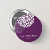 Badge Rond 5 Cm Boutons Rachel (Devant & derrière)