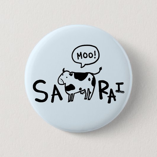 Badge Rond 5 Cm Boutons SAMOURAÏS (Devant)