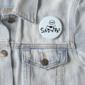 Badge Rond 5 Cm Boutons SAMOURAÏS (En situation)