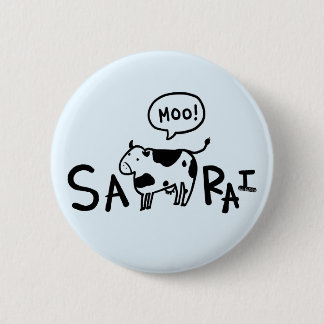Badge Rond 5 Cm Boutons SAMOURAÏS