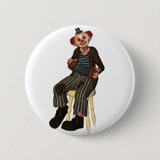 Badge Rond 5 Cm Boutons se reposants de clown