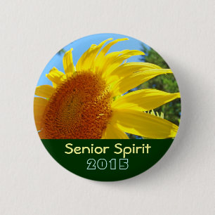 Badge Rond 5 Cm Boutons Senior Spirit Ajoutez Votre Promotion