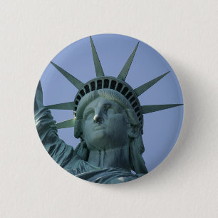 Badge Rond 5 Cm Boutons Statue de la Liberté