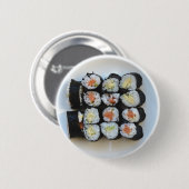 Badge Rond 5 Cm boutons sushi (Devant & derrière)