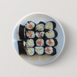 Badge Rond 5 Cm boutons sushi