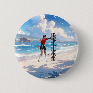 Badge Rond 5 Cm Boutons TOP Golf Victory Goal