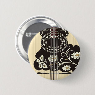 Badge Rond 5 Cm Bouzouki