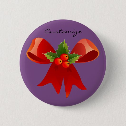 Badge Rond 5 Cm Bow Bow Holly Thunder_Cove (Devant)