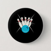 Badge Rond 5 Cm Bowling Bliss (Devant)