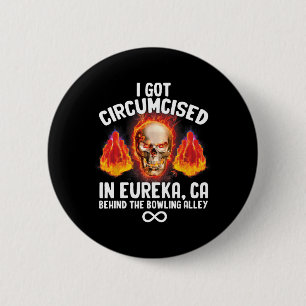 Badge Rond 5 Cm Bowling Circumcised Odly Spécifique Humour Fun biz