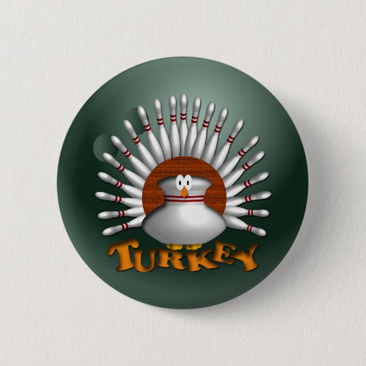Badge Rond 5 Cm Bowling Turquie (Devant)