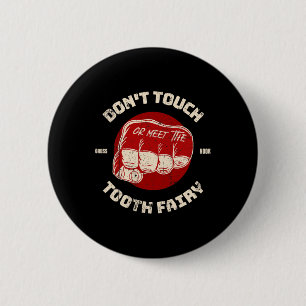 Badge Rond 5 Cm Boxe de poing Kickboxing Combat libre Arts martiau