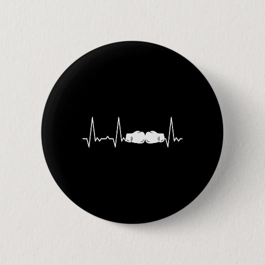 Badge Rond 5 Cm Boxe de pulsation (Devant)