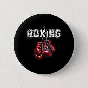 Badge Rond 5 Cm Boxe drôle - J'adore la boxe
