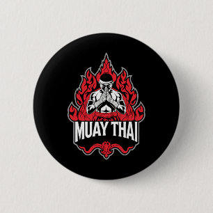 Badge Rond 5 Cm Boxe thaïlandaise Muay 1