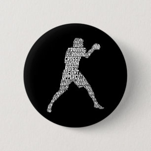 Badge Rond 5 Cm Boxer Boxer Hommes Enfants Garçons Jeunesse 1