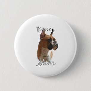 Badge Rond 5 Cm Boxer Maman 2