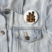 Badge Rond 5 Cm Boxeur (En situation)