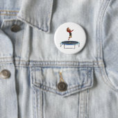 Badge Rond 5 Cm Boy on Trampoline (En situation)